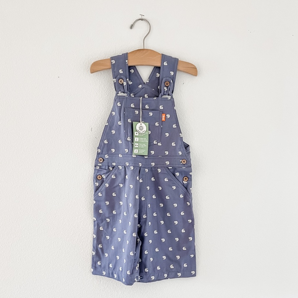 NWT Kite brand sailboat print dungarees